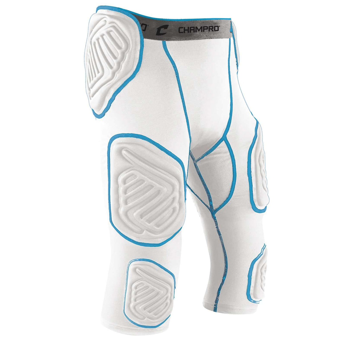 Champro Bull Rush Men's 7-Pad Girdle Football Girdles Adult