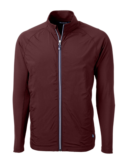 Cutter & Buck Adapt Eco Knit Hybrid Recycled Men's Full Zip Jacket Mens Apparel Jackets & Vests