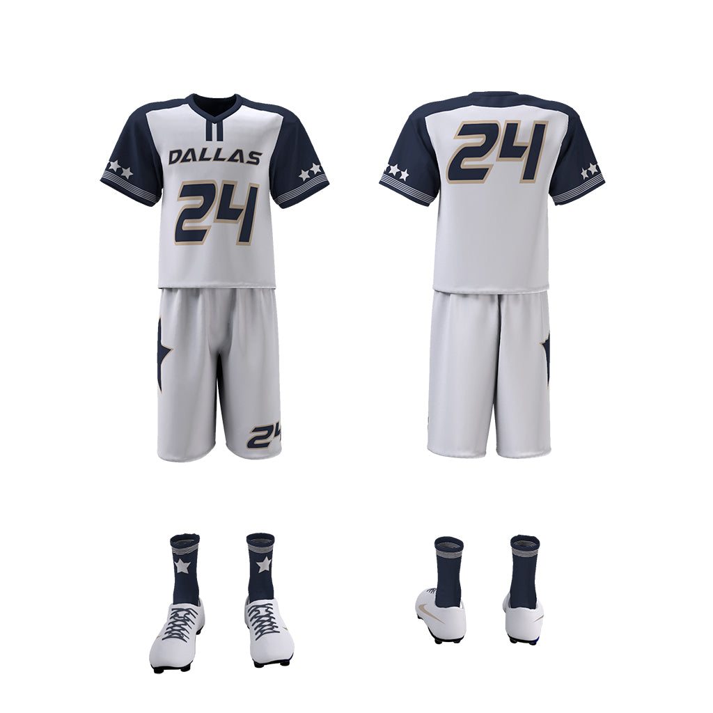 Custom Elite Sublimated Short Sleeve Lacrosse Jersey & Shorts Package Team Lacrosse Uniform Package