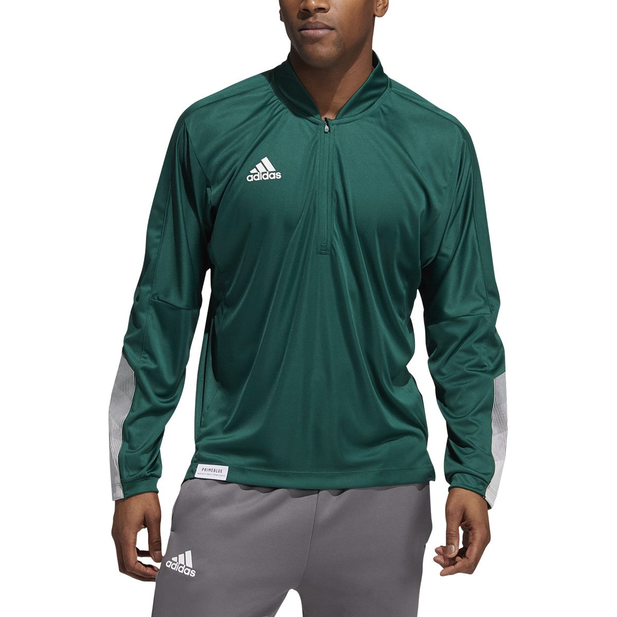 adidas Men's 1/4 Zip Fleece Sweatshirt Mens Apparel Sweatshirts & Fleece