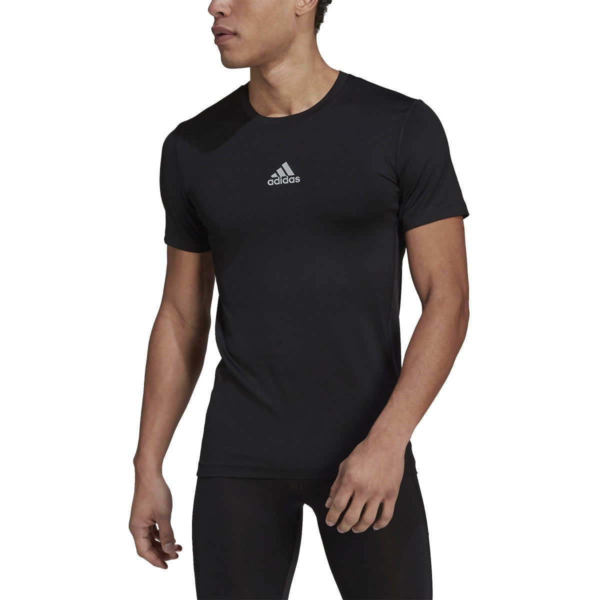 adidas Men's Techfit Compression Short Sleeve Soccer Shirt Soccer Uniforms & Apparel All