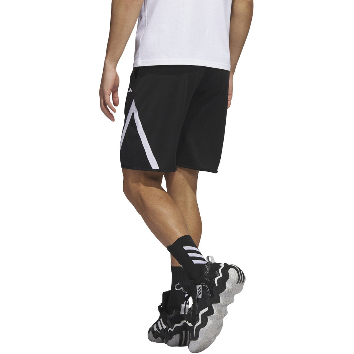 adidas Men's Pro Block Basketball Shorts Basketball Shorts Adult