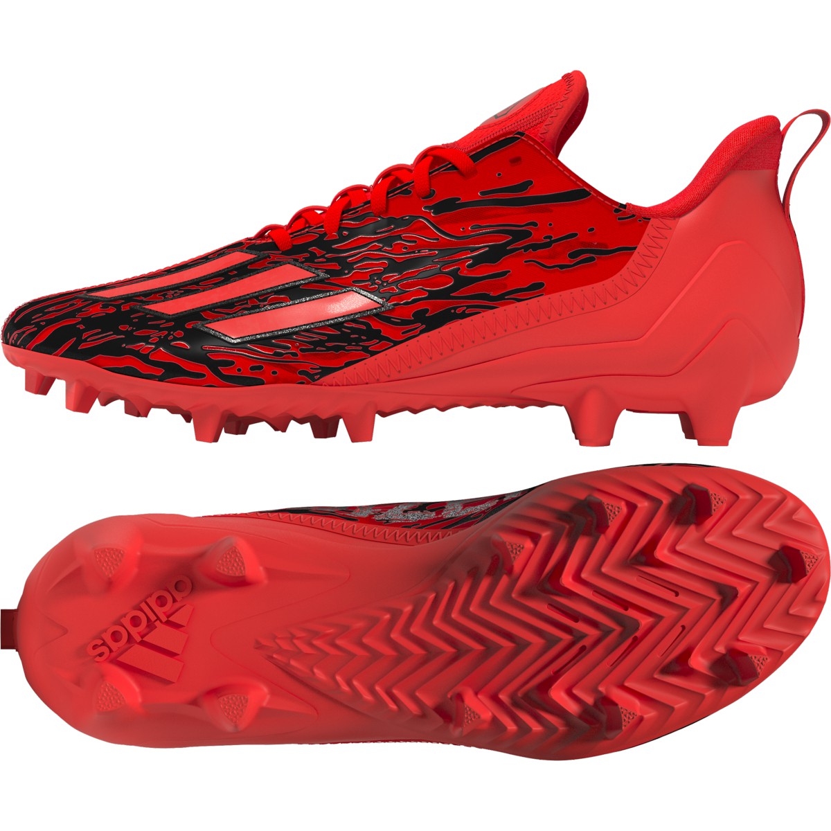 adidas Men's Adizero 12.0 Poison Football Cleats Football Footwear Adult