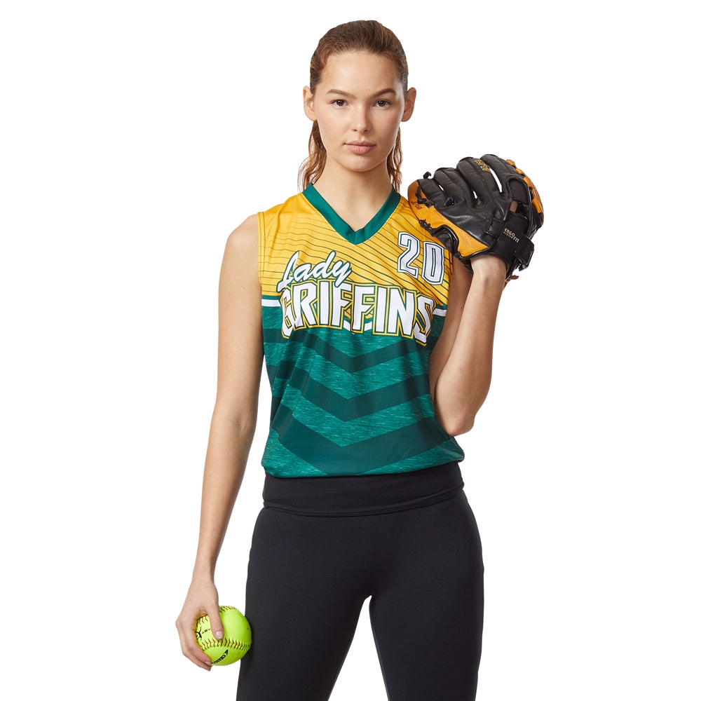 League Outfitters Custom Elite Sublimated Racerback Jersey Team Softball Jerseys
