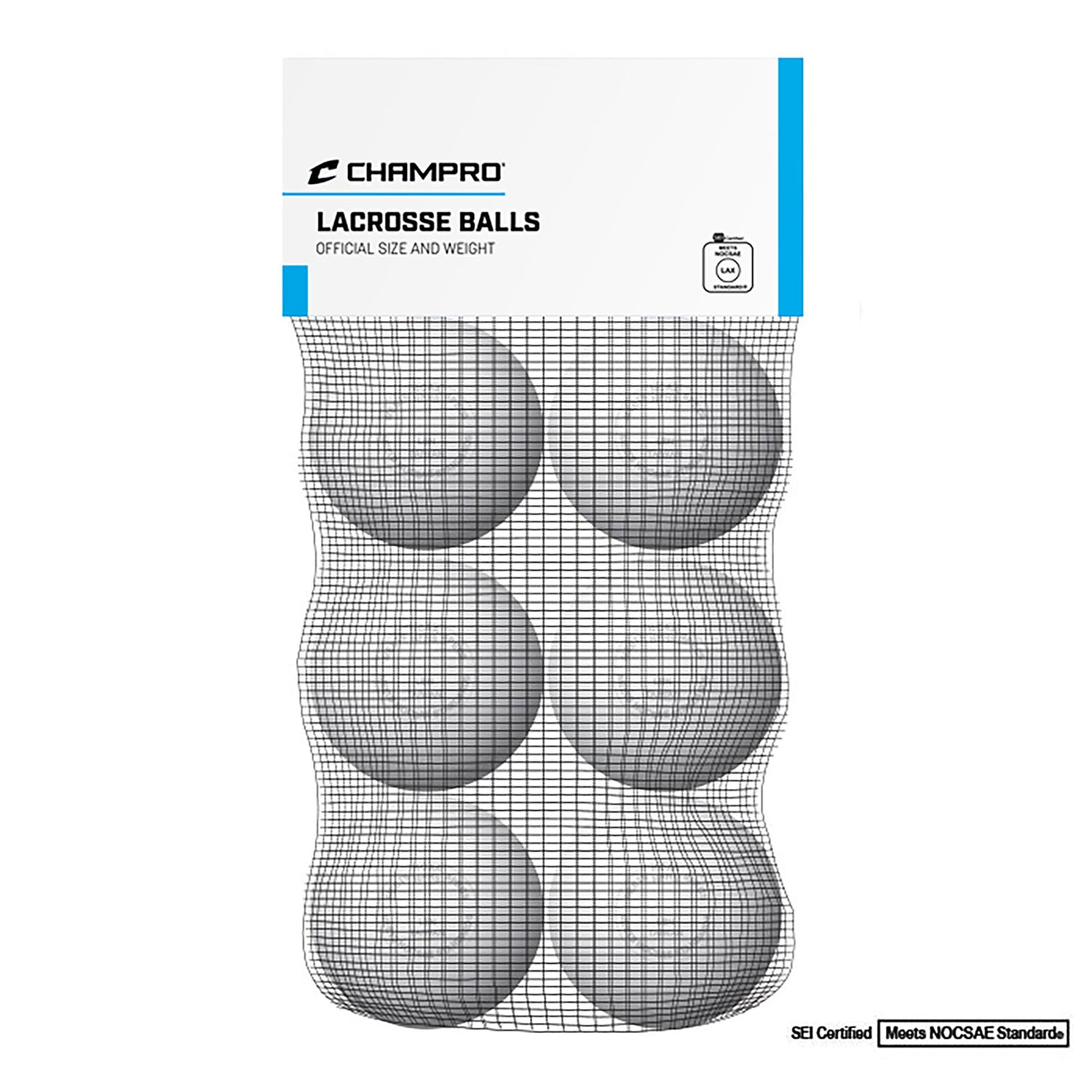 Champro Lacrosse Balls - 6 Pack Lacrosse Balls All
