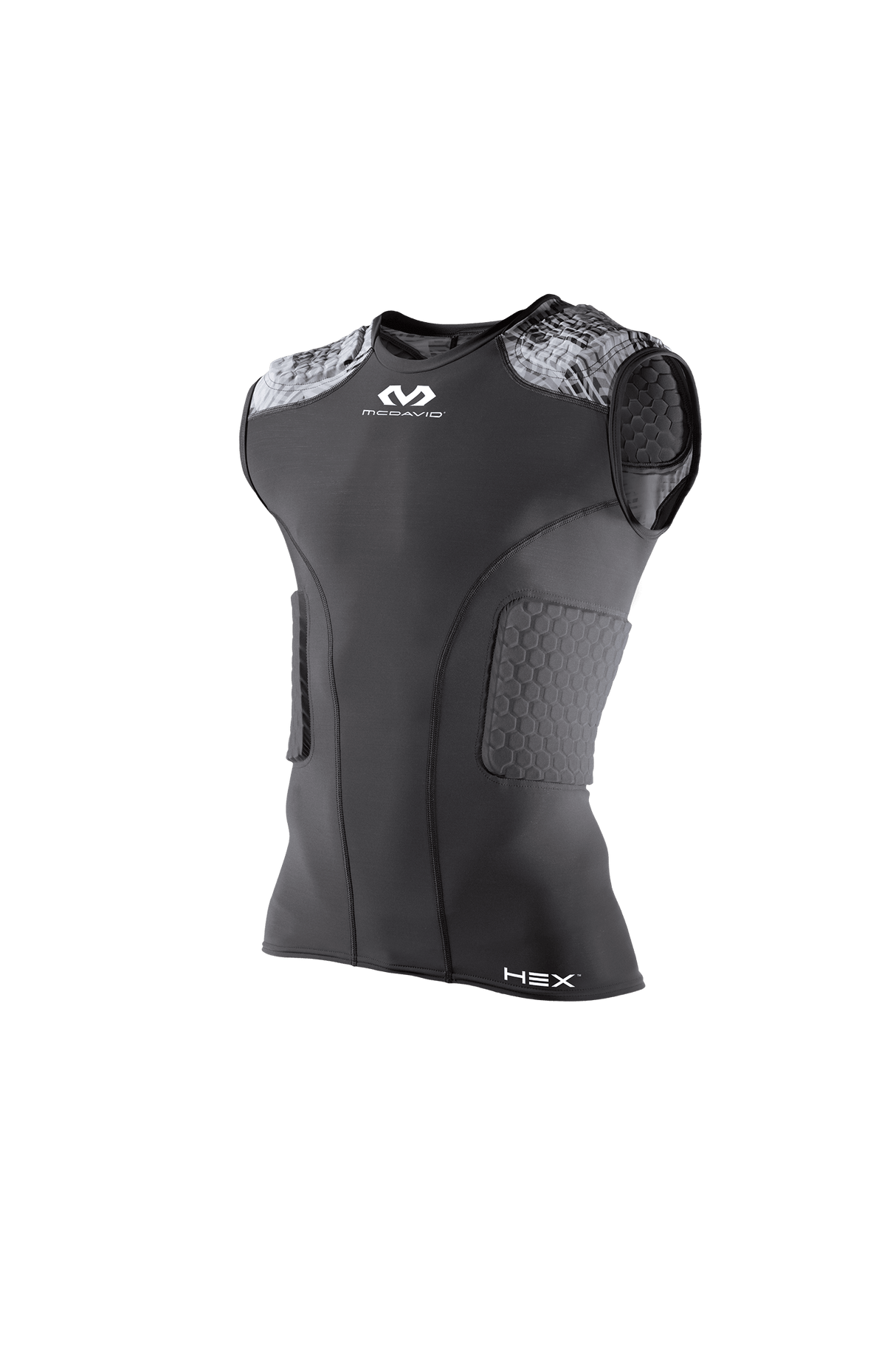 McDavid Adult Hex 5-Pad Integrated Football Sleeveless Shirt Football Padded Shirts Adult