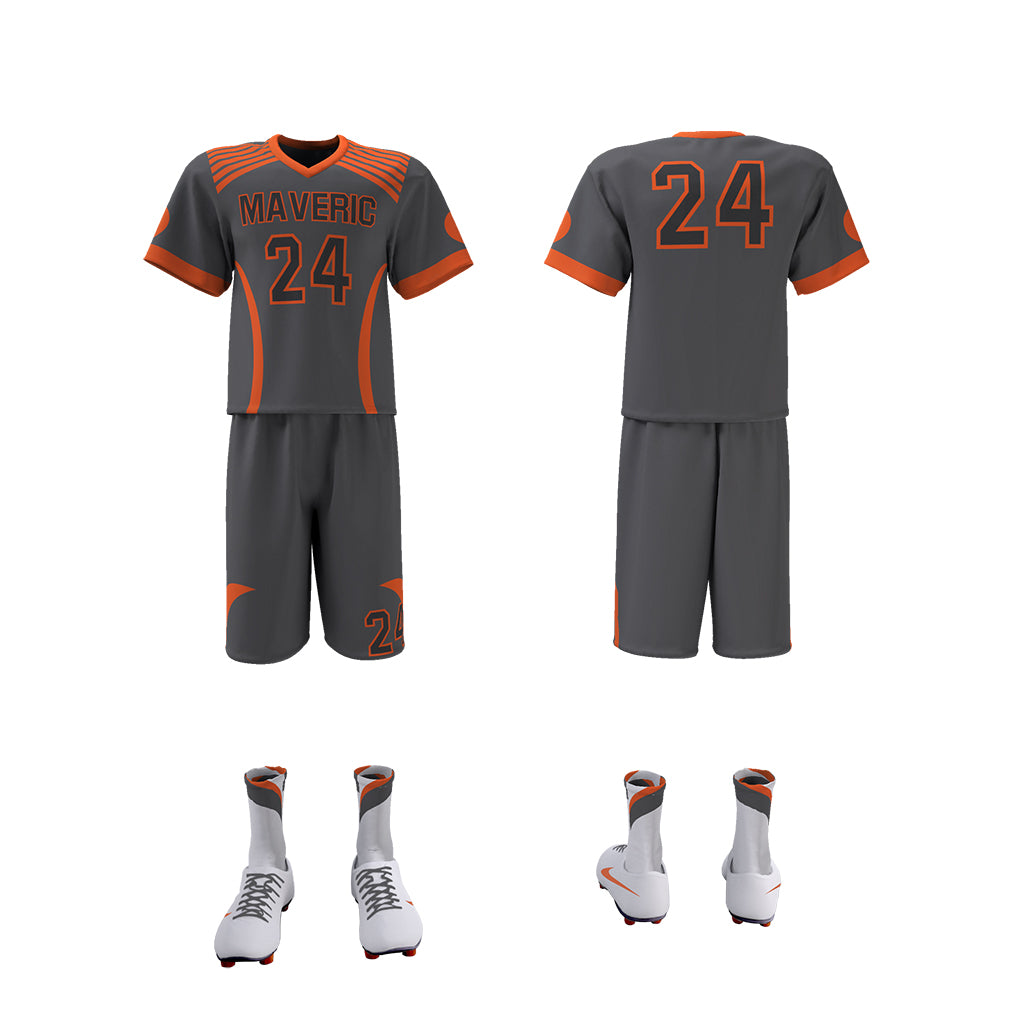 Custom Elite Sublimated Short Sleeve Lacrosse Jersey & Shorts Package Team Lacrosse Uniform Package