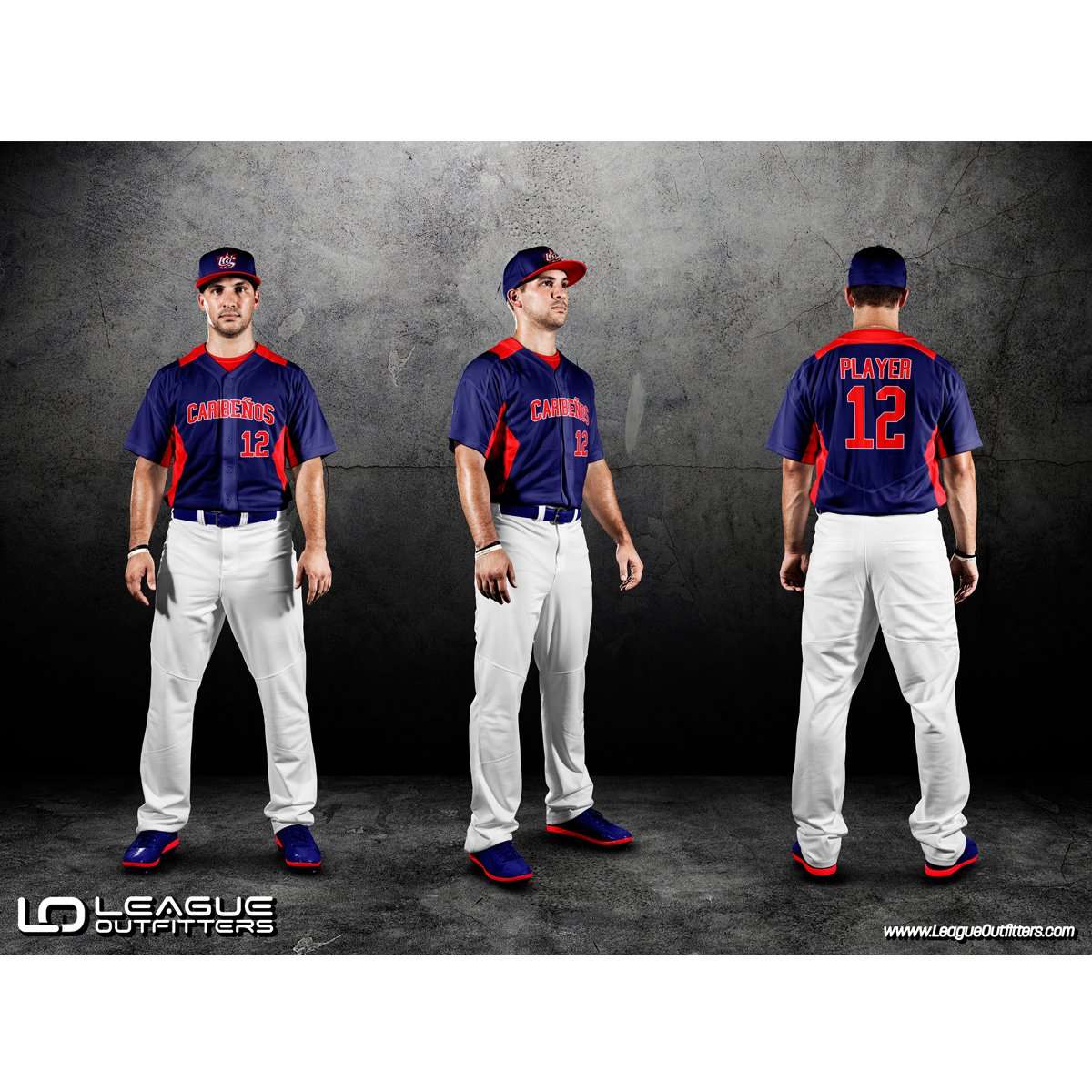 League Outfitters "Grand Slam" Uniform Package Team Baseball Uniform Package