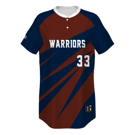 Holloway Ladies Freestyle Sublimated 2-Button Softball Jersey Team Softball Jerseys