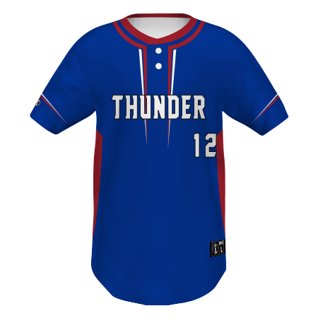 Holloway Freestyle Sublimated Pin-Dot 2-Button Baseball Jersey Team Baseball Jerseys