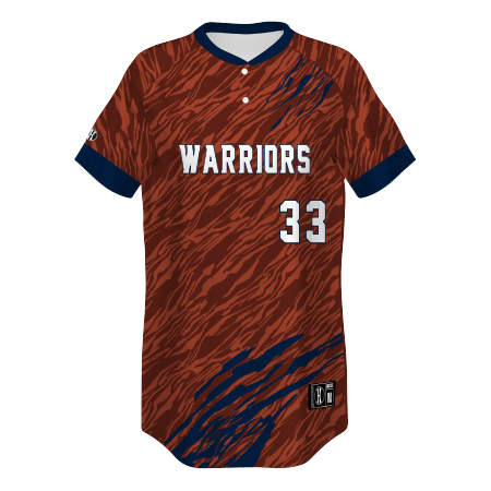 Holloway Ladies Freestyle Sublimated 2-Button Softball Jersey Team Softball Jerseys