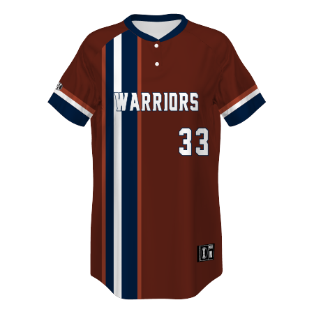 Holloway Ladies Freestyle Sublimated 2-Button Softball Jersey Team Softball Jerseys