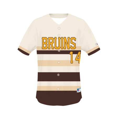 Russell Freestyle Sublimated Full-Button Baseball Jersey Team Baseball Jerseys