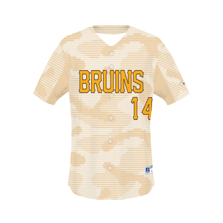 Russell Freestyle Sublimated Full-Button Baseball Jersey Team Baseball Jerseys