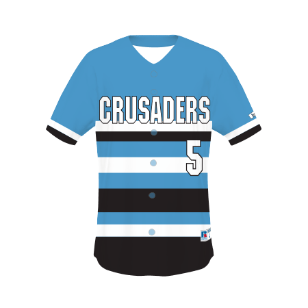 Russell Freestyle Sublimated Full-Button Baseball Jersey Team Baseball Jerseys