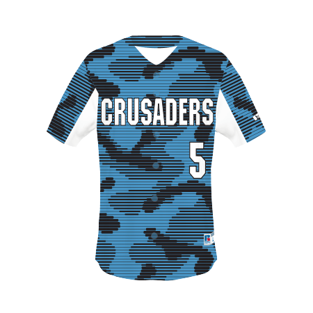 Russell Freestyle Sublimated Full-Button Baseball Jersey Team Baseball Jerseys