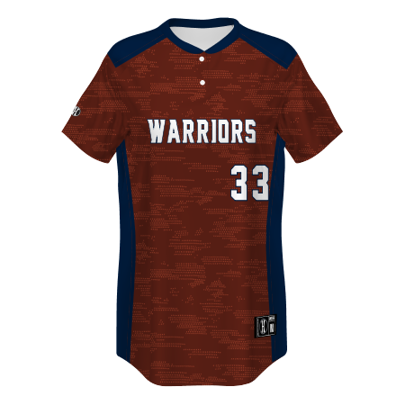 Holloway Ladies Freestyle Sublimated 2-Button Softball Jersey Team Softball Jerseys