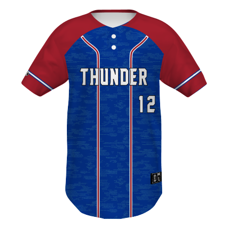 Holloway Freestyle Sublimated Pin-Dot 2-Button Baseball Jersey Team Baseball Jerseys