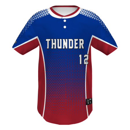 Holloway Freestyle Sublimated Pin-Dot 2-Button Baseball Jersey Team Baseball Jerseys