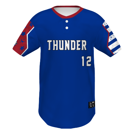 Holloway Freestyle Sublimated Pin-Dot 2-Button Baseball Jersey Team Baseball Jerseys