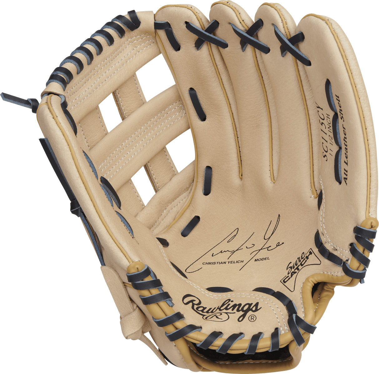 2023 Rawlings Sure Catch 11.5" Christian Yelich Baseball Glove Baseball Gloves & Mitts All