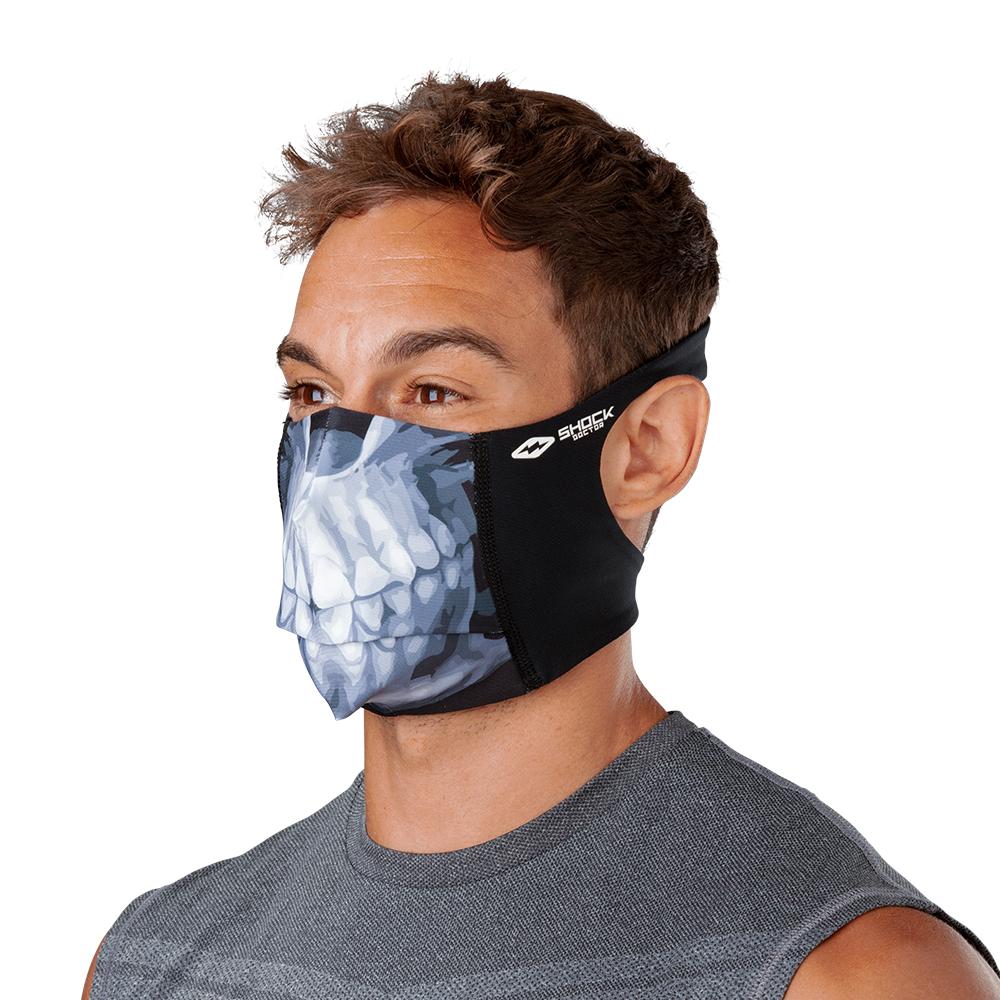 Sports Mask Print Black Drip Youth Unisex Accessories Face Coverings