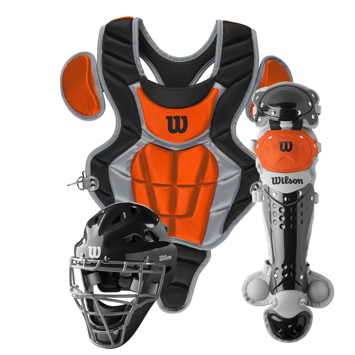 Wilson C200 Youth Catcher's Gear Kit Set Baseball Catcher's Protective Equipment All