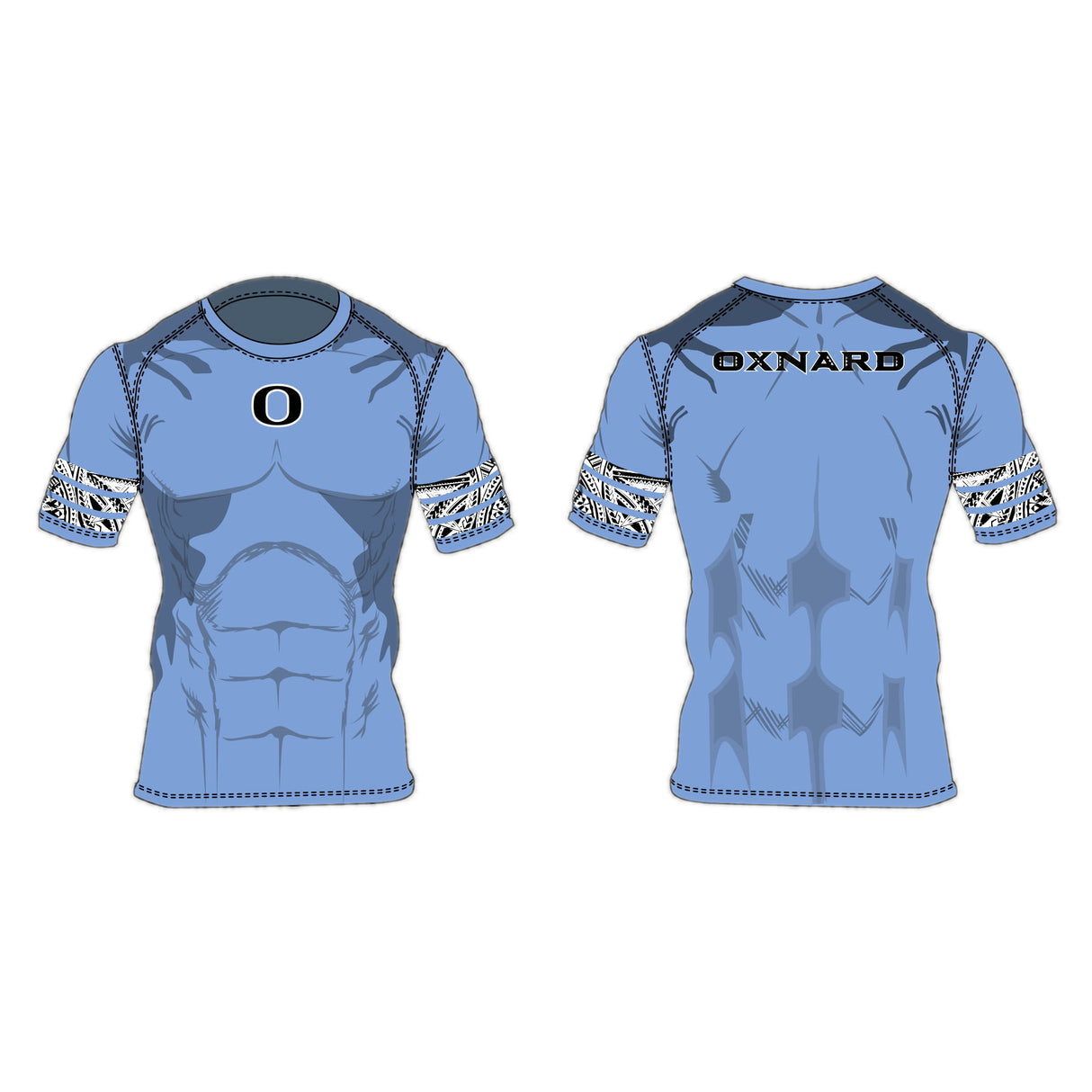 Custom Short Sleeve Compression Shirts Team All Sport Compression Tops & Bottoms