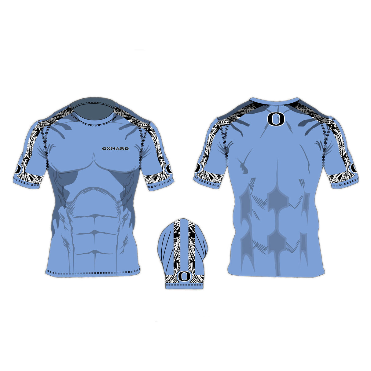 Custom Short Sleeve Compression Shirts Team All Sport Compression Tops & Bottoms