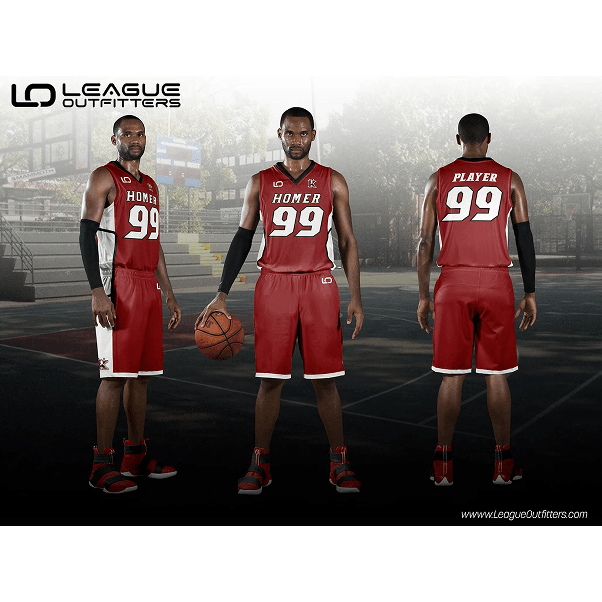 Layup Elite Basketball Uniform Package – Fully Sublimated Jersey & Shorts Team Basketball Uniform Package