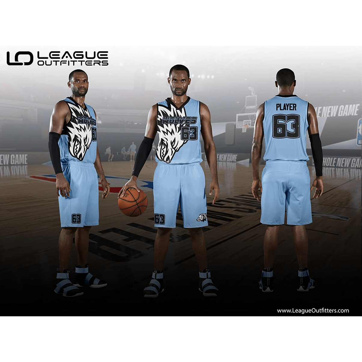 Three Point Elite Basketball Uniform Package – Fully Sublimated Reversible Home & Away Jersey & Shorts Team Basketball Uniform Package
