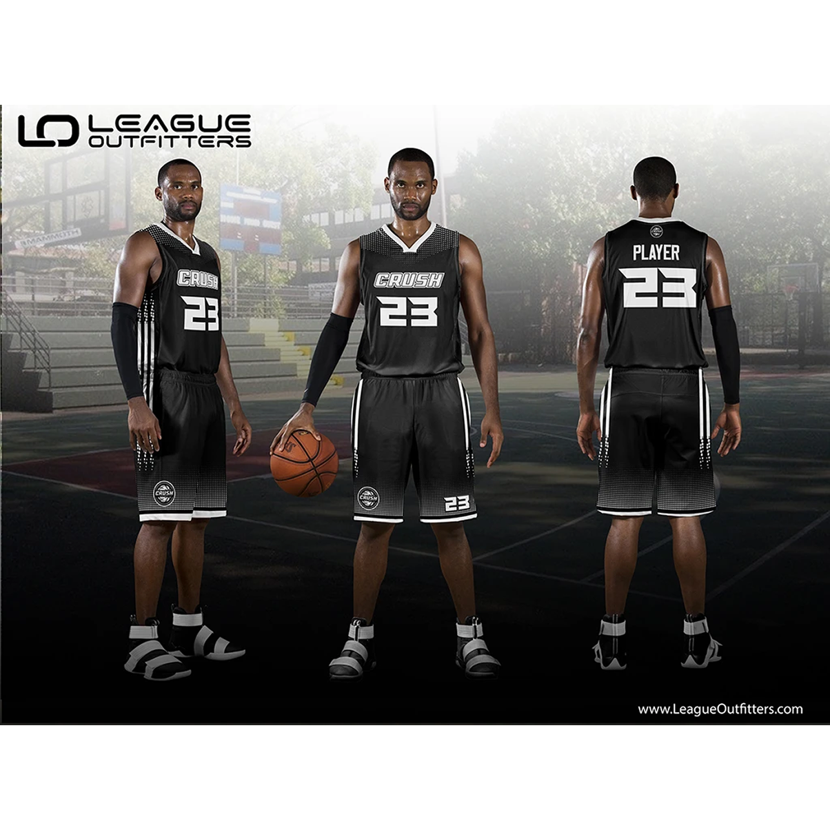 Alley-Oop Elite Basketball Uniform Package – Fully Sublimated Reversible Jersey & Shorts Team Basketball Uniform Package