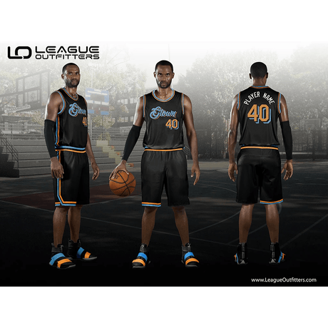 Layup Elite Basketball Uniform Package – Fully Sublimated Jersey & Shorts Team Basketball Uniform Package