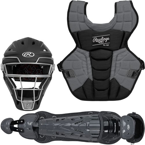 Rawlings Velo 2.0 Catcher's Gear Set- Adult Baseball Catcher's Protective Equipment All