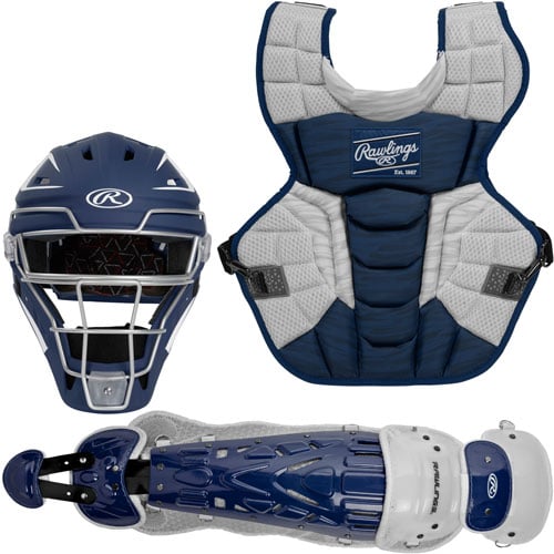 Rawlings Velo 2.0 Catcher's Gear Set- Adult Baseball Catcher's Protective Equipment All