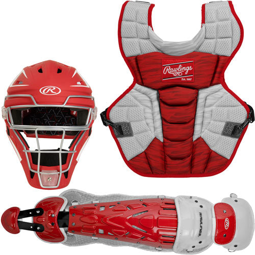 Rawlings Velo 2.0 Catcher's Gear Set- Adult Baseball Catcher's Protective Equipment All