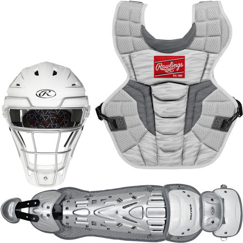 Rawlings Velo 2.0 Catcher's Gear Set- Adult Baseball Catcher's Protective Equipment All