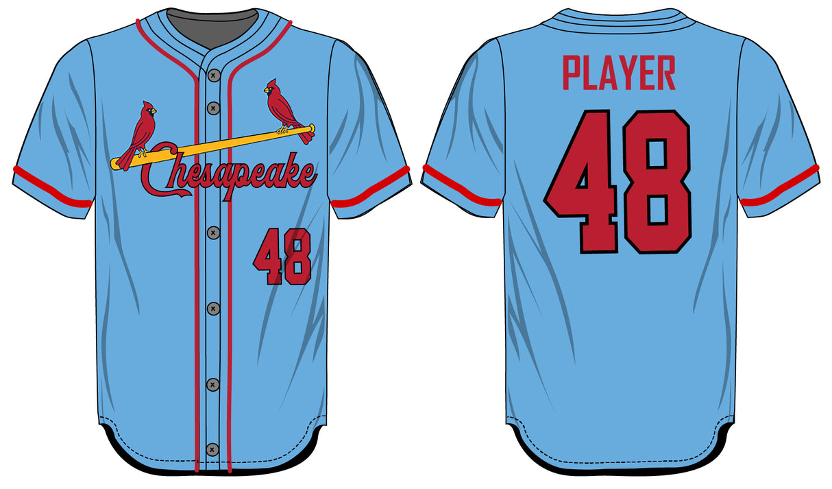 League Outfitters Custom Elite Sublimated- Sublimated Full Button Jersey Team Baseball Jerseys