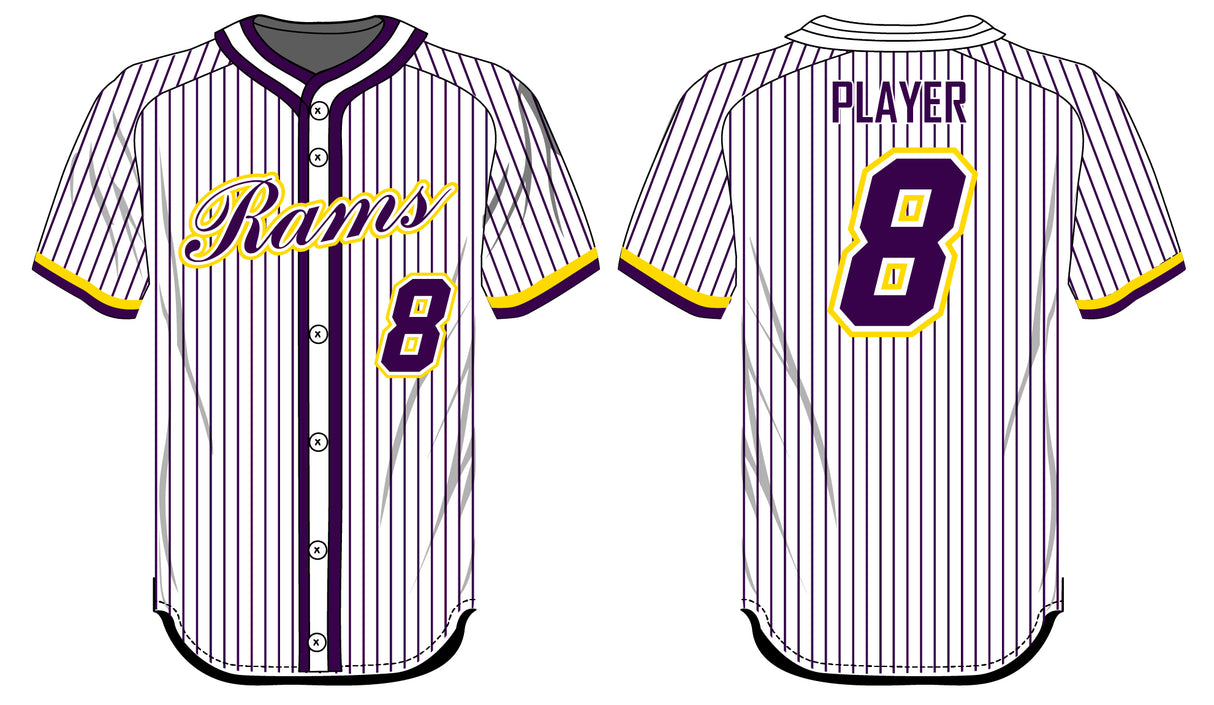 League Outfitters Custom Elite Sublimated- Sublimated Full Button Jersey Team Baseball Jerseys