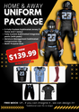 Home & Away Football Uniform Package Team Football Uniform Package