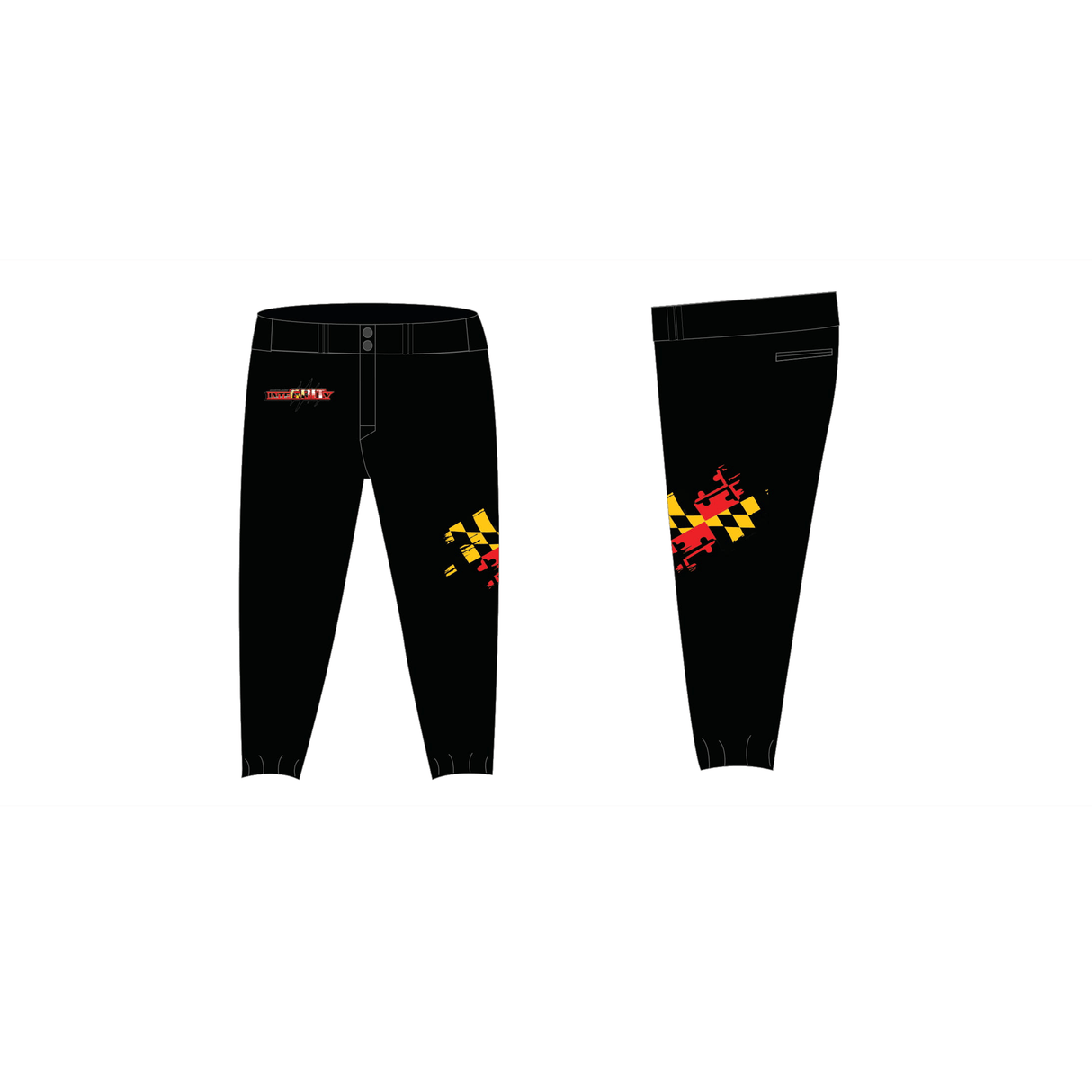 Custom Elite Sublimated Softball Pants Team Softball Pants