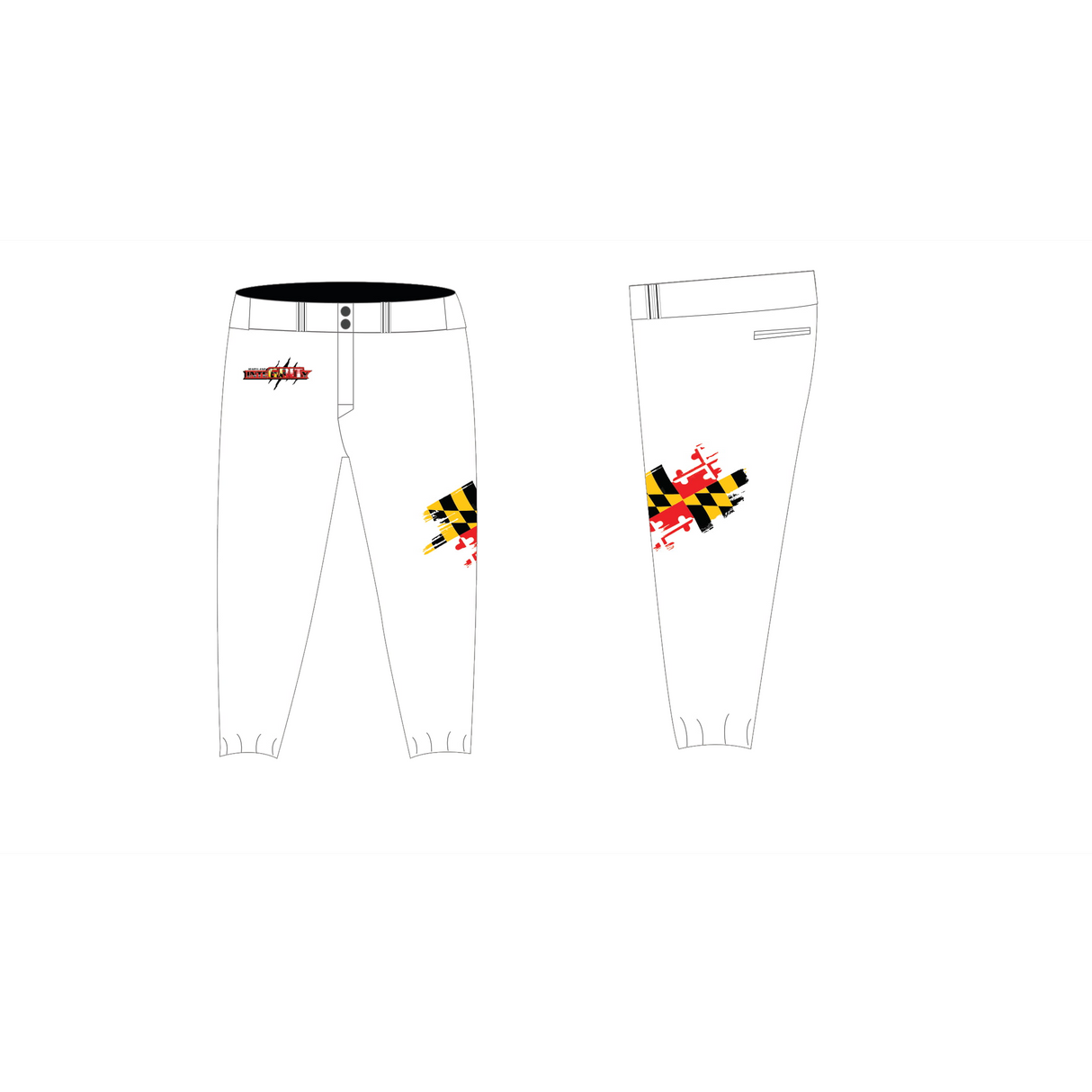 Custom Elite Sublimated Softball Pants Team Softball Pants