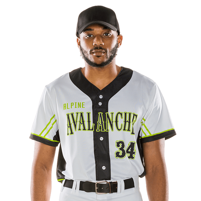 League Outfitters Custom Sublimated Elite -Sublimated Faux Full Button Jersey Team Baseball Jerseys
