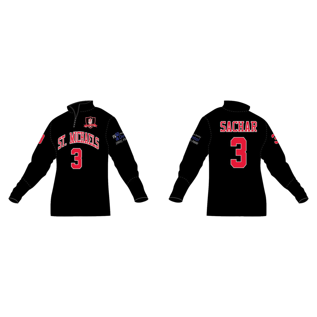 Custom Fully Sublimated Pullover Team All Sport Shirts & Tops
