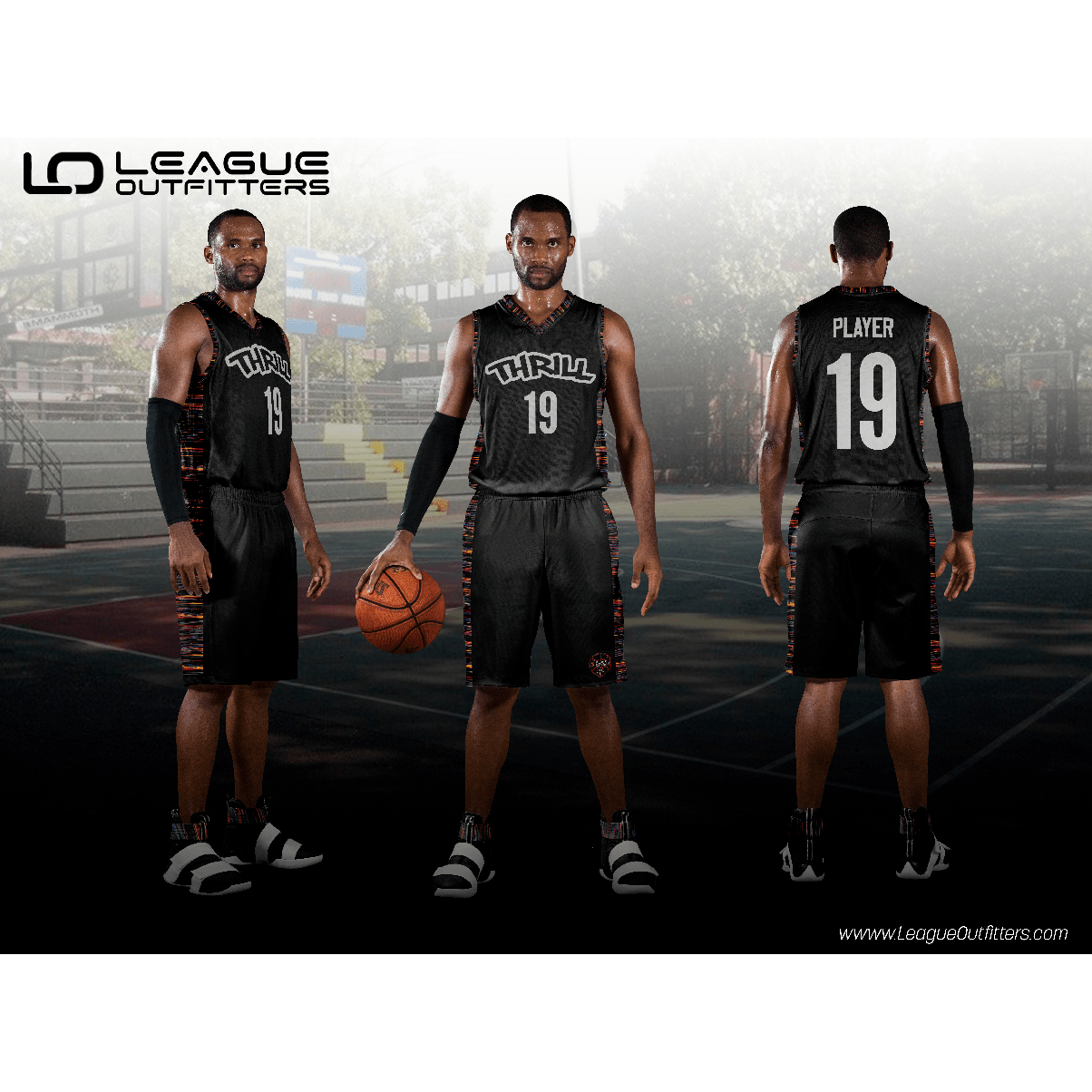 Layup Elite Basketball Uniform Package – Fully Sublimated Jersey & Shorts Team Basketball Uniform Package
