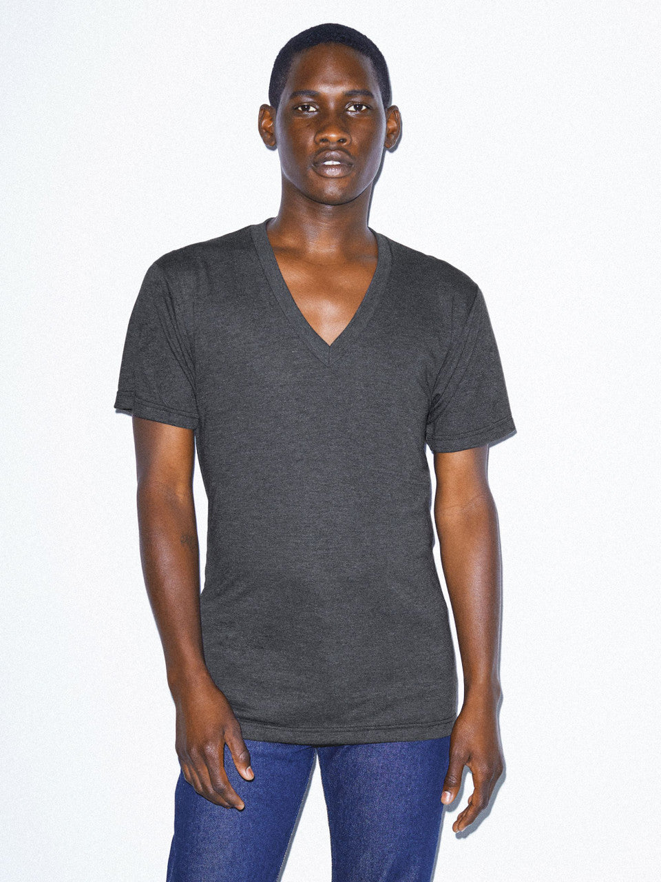 American Apparel Unisex Triblend V-Neck Tee Mens Apparel Shirts & Tops