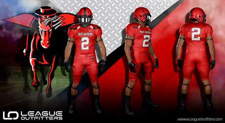 Custom Sublimated & Twill Football Jerseys