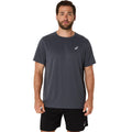 Asics Men's Silver Short Sleeve Top-1
