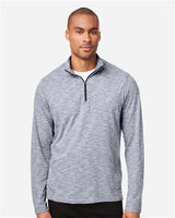 North End Men's Eclipse Jacquard Quarter-Zip Pullover-3