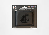 Rico Industries NCAA Washington State Cougars - WSU  Laser Engraved Billfold Wallet-3